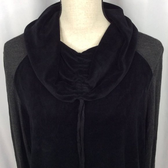 Zenergy by Chicos 1 Pullover Velour Sweatshirt Womens Size Small Athletic - Picture 5 of 7